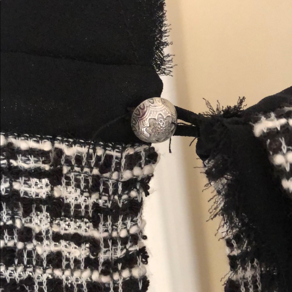 Anthro Collared Blouse, Button In Back - image 4